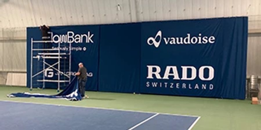 Die Halle des Nationalen Leistungszentrums von Swiss Tennis.