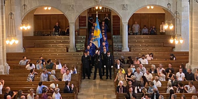 Vereidigung der Aspirantinnen und Aspiranten der Kantonspolizei Zürich. Zürich