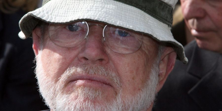 Schauspieler Ernst Jacobi während der Dreharbeiten zum Fernsehfilm «Mein alter Freund Fritz» (2006).