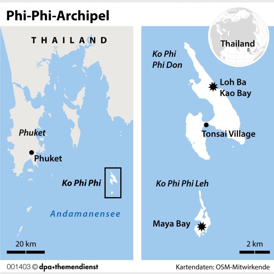 Grafik Insen Thailand Ko Phi Phi