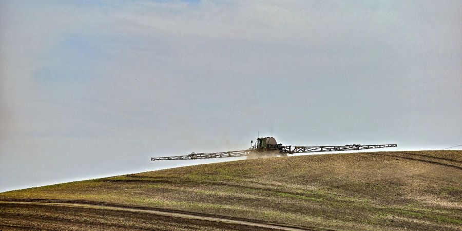 Aussaat in der Region Saporischschja, Südostukraine.