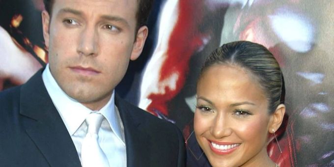 Jennifer Lopez in jungen Jahren: Mit Ben Affleck bei einer Veranstaltung im Jahr 2003. Lopez