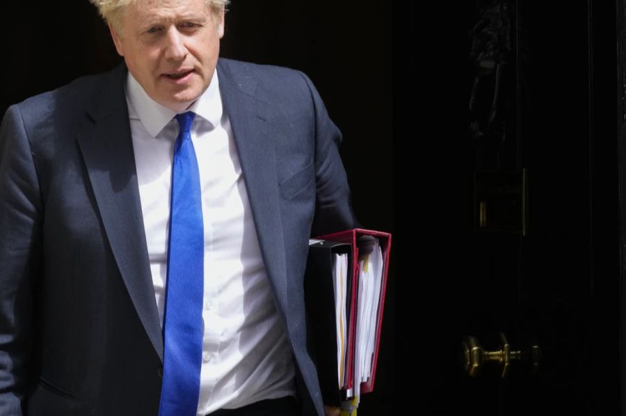 Gegen ihn werden immer mehr Rücktrittsforderungen laut: Der britische Premierminister Boris Johnson.