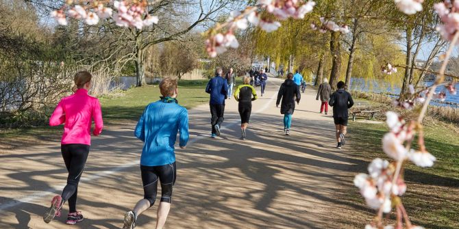 Frühling Jogger