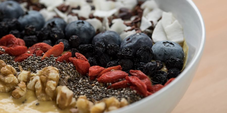 Müsli Heidelbeeren Chia Goji