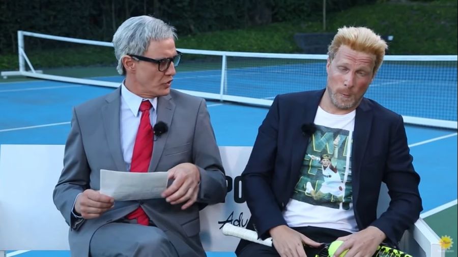 Oliver Pocher veräppelt Boris Becker in einem TV-Interview.