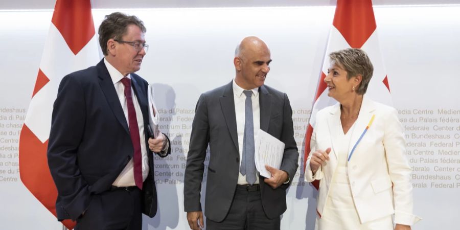 Bundesrat Medienkonferenz Abstimmung