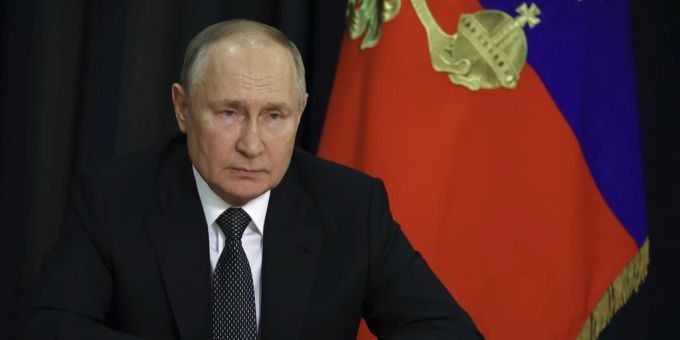Der russische Präsident Wladimir Putin, ist der Auffassung, dass der Krieg Russland gestärkt habe. Wladimir Putin