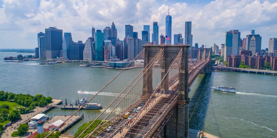 Blick auf Manhattan