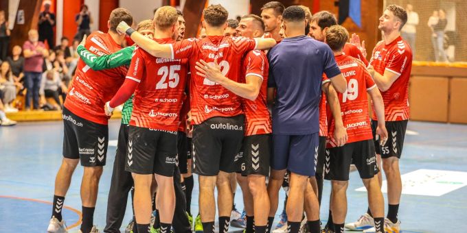 Die HSG musste sich den Derbysieg gegen Möhlin hart erarbeiten. HSG Siegerbild