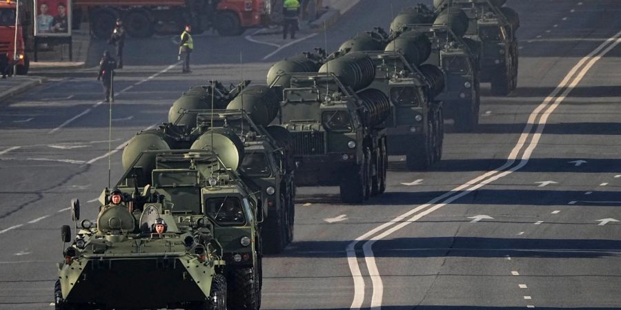 Militärparade zum Tag des Sieges in Moskau.