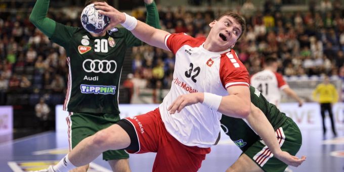 Lukas Laube in einem Nationalmannschaftsspiel. (Archivbild) Lukas Laube