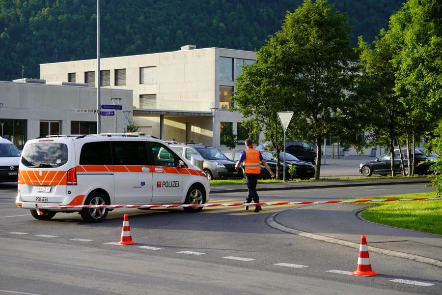 Auch die Feuerwehr war präsent.