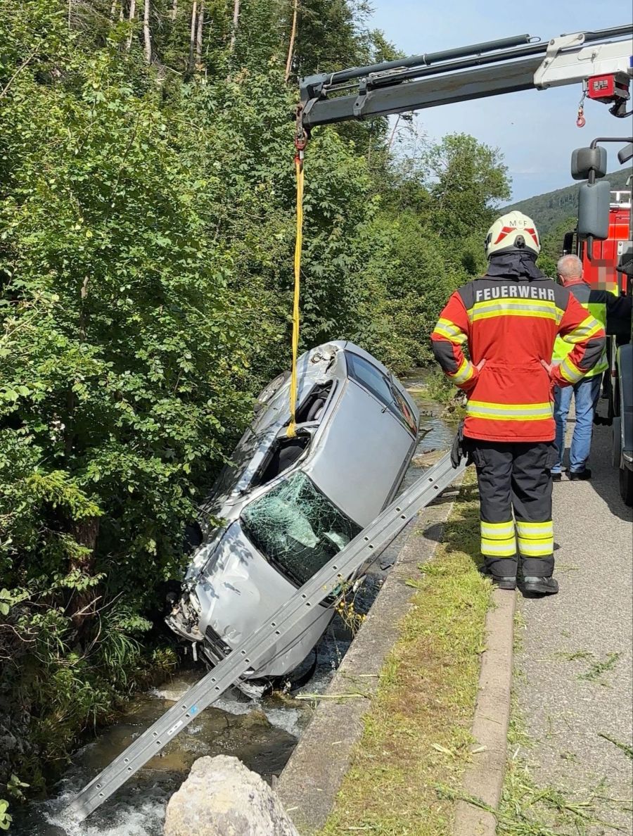 Auto geborgen.