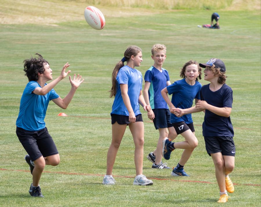 Das Ziel: Die Kinder für Rugby begeistern.