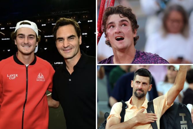 João Fonseca Novak Djokovic
