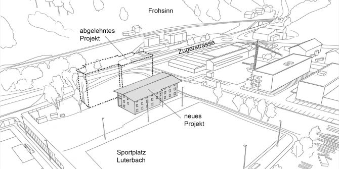 Visualisierung Asylunterkunft Luterbach Küssnacht