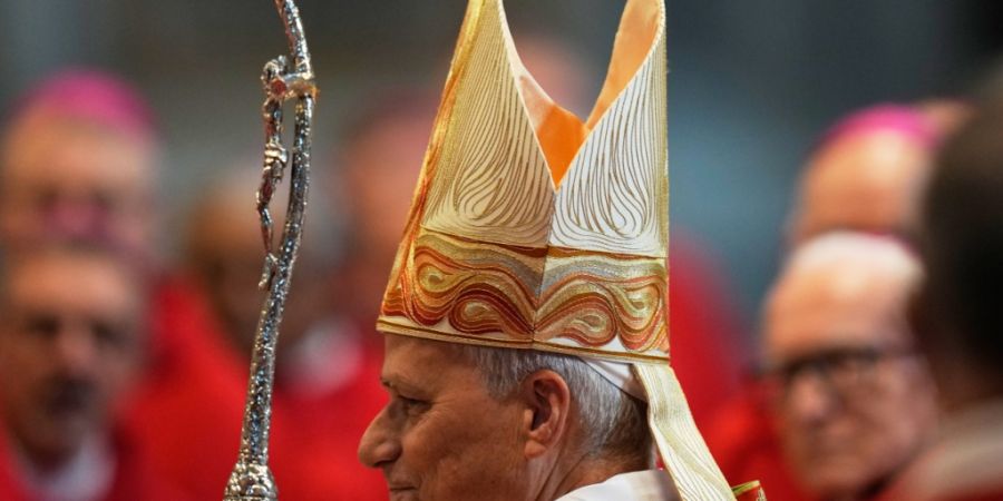 dpatopbilder - Papst Leo XIV. Foto: Alessandra Tarantino/AP/dpa/Archivbild