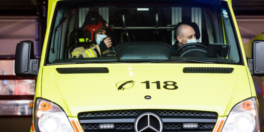 Die Tessiner Behörden warnten vor starkem Rauch wegen eines Brandes in Viganello, Lugano. (Archivbild)