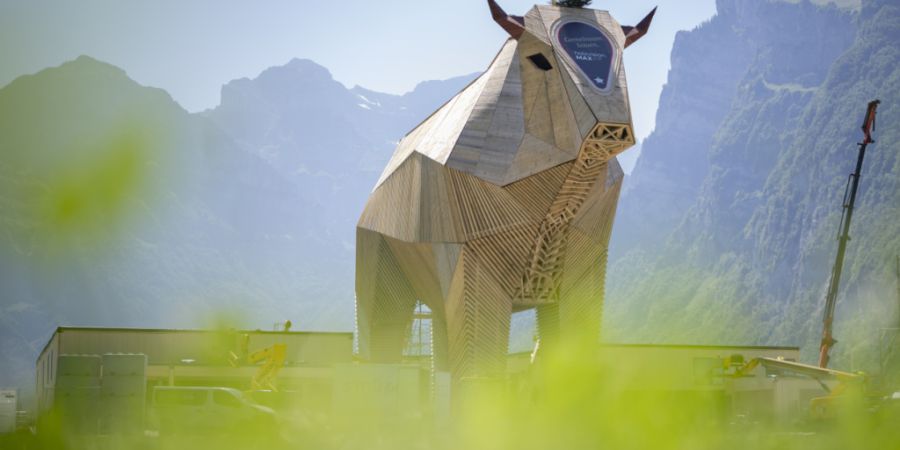 Der Verein Max der Uristier möchte die Holzfigur auf dem Nätschen oberhalb von Andermatt aufstellen. (Archivbild)