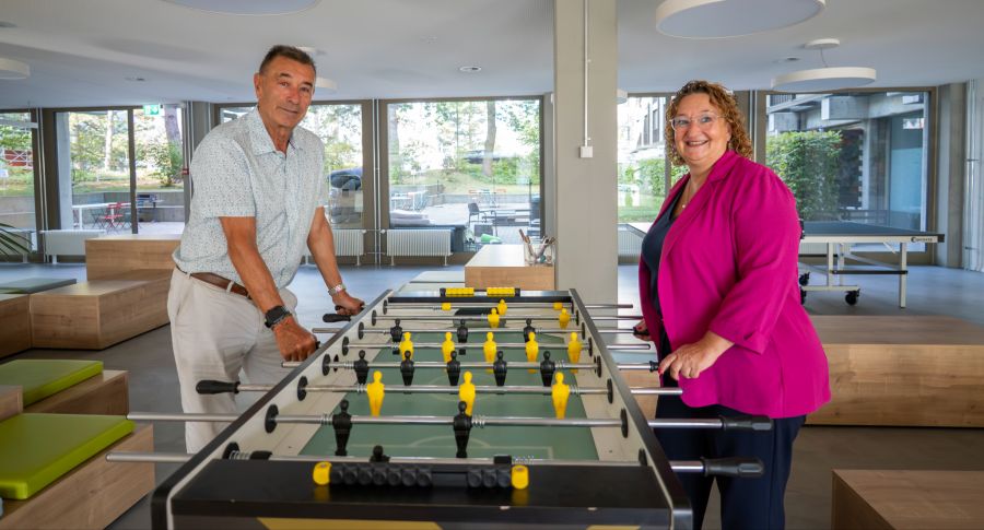 Juerg Stucki und Ladina Hagmann.