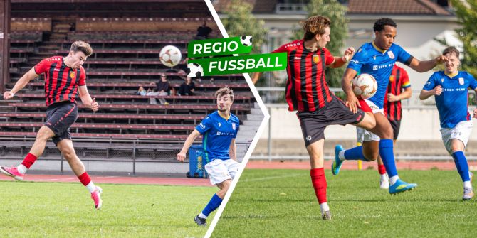 Diez (Bern) mit dem 1:0 per Kopf. - Daniel Zaugg