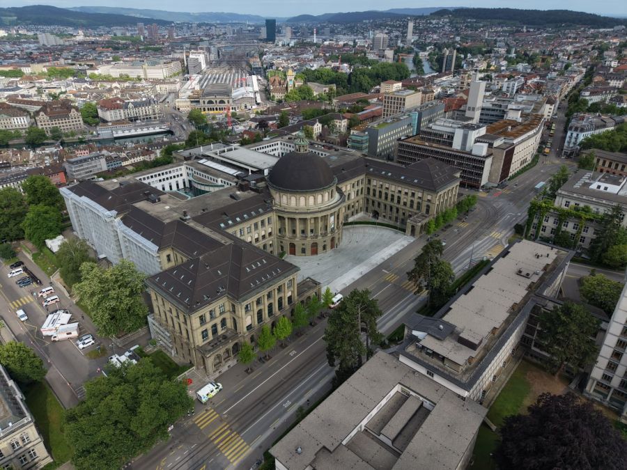 Hier läuft der Einsatz: Die ETH in Zürich.