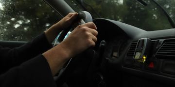 Auto fahren Lenkrad