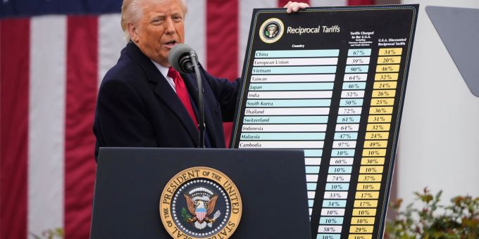 Ein «goldenes Zeitalter» für die USA: Das will Trump nach eigener Aussage mit seinen Zöllen erreichen. (Archiv) Trump