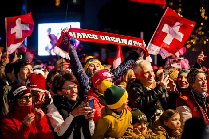 50 Fans von Marco Odermatt dürfen sich einem Zeitvergleich mit ihrem Helden stellen. Marco Odermatt