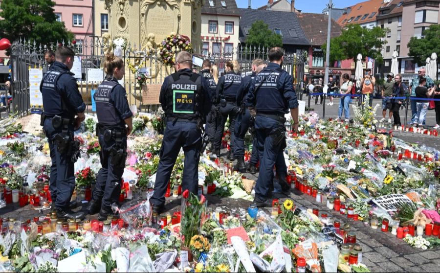 Am 31. Mai 2024 tötete ein Afghane in Mannheim (D) einen Polizisten.