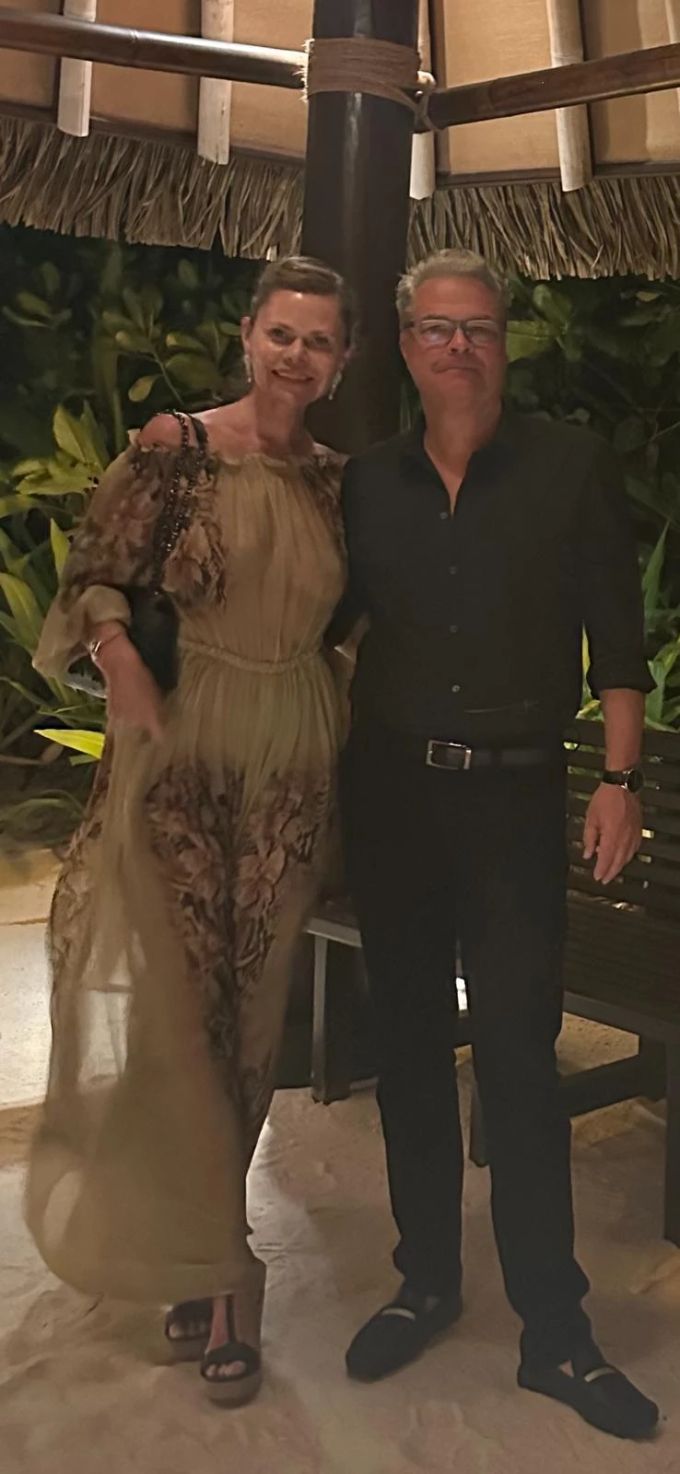 Irina Beller und ihr Schatz Thomas Dürr auf den Malediven. Irina Beller