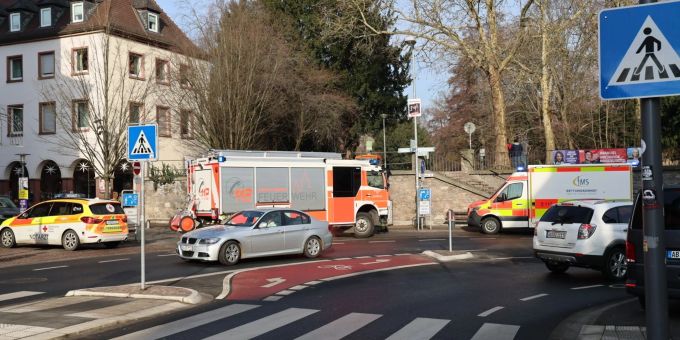 Der Tatort liegt in der Innenstadt. Aschaffenburg