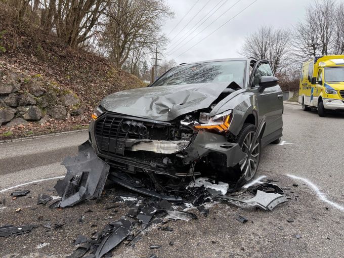Auto nach Unfall