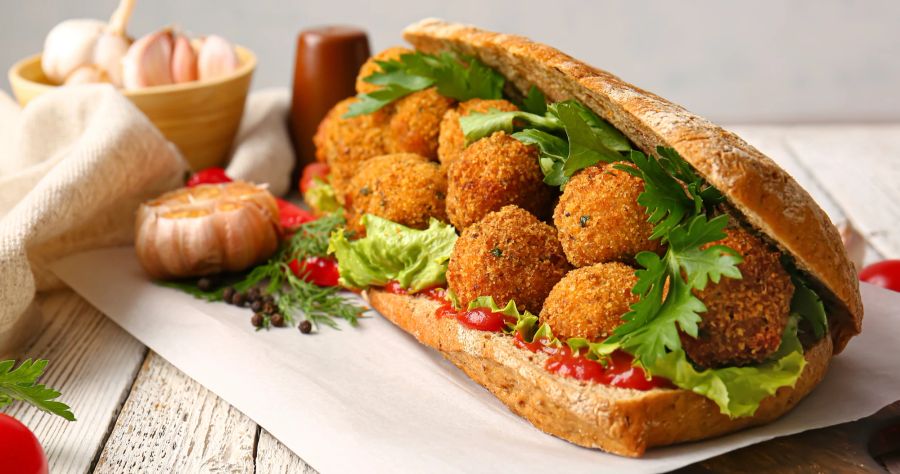 Vegan Sandwich Falaffel