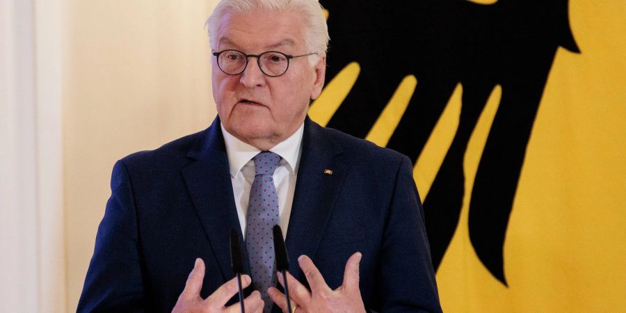 Bundespräsident Frank-Walter Steinmeier im Schloss Bellevue. (Archiv)