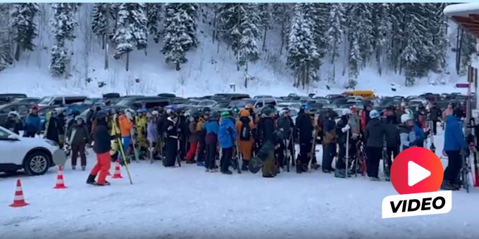 «Noch nie erlebt!» - Wartezeiten wegen Mega-Ski-Ansturm in Adelboden BE