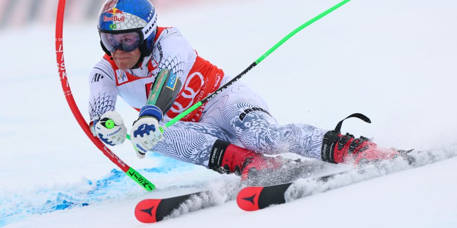 Lucas Pinheiro Braathen sichert sich den Sieg in Sölden mit fast einer halben Sekunde Vorsprung.