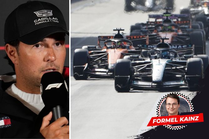 Formel 1 Perez Cadillac