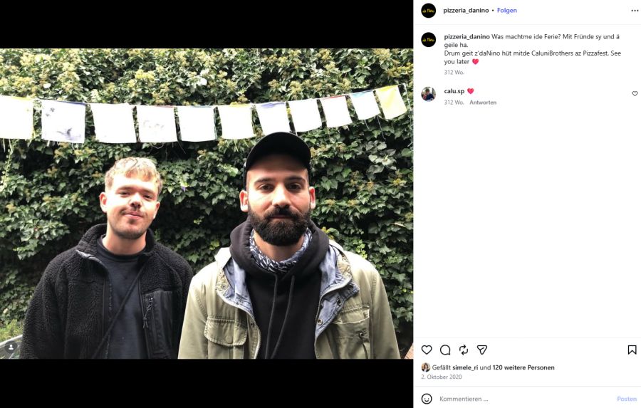 Doch ein Interview lehnte der Chef, Michelangelo Bucolo (r.), freundlich ab.