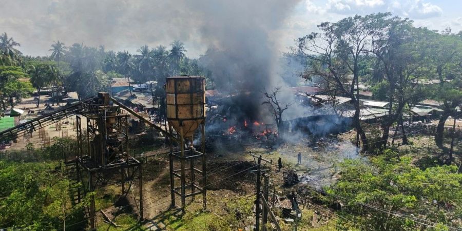 Luftangriff Myanmar