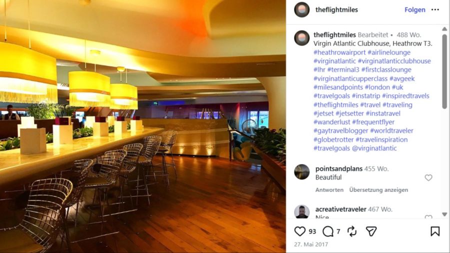 Virgin Atlantic, Clubhouse (London-Heathrow).