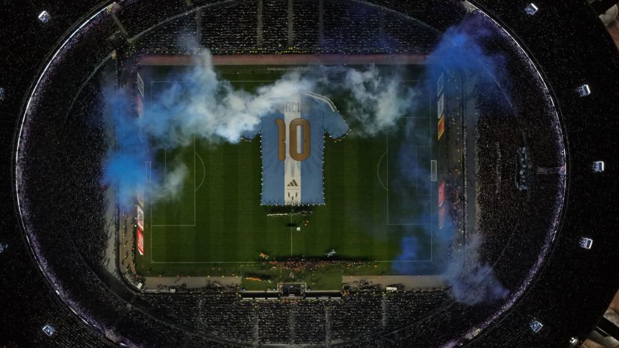 Eine spektakuläre Bühne für den Abschied von Lionel Messi.