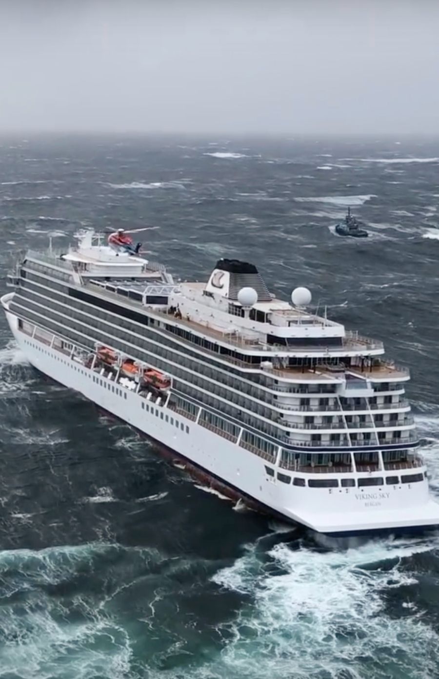 Sturm kann auf für grosse Kreuzfahrtschiffe gefährlich werden, darum dürfen Reedereien kurzfristig die Route ändern.
