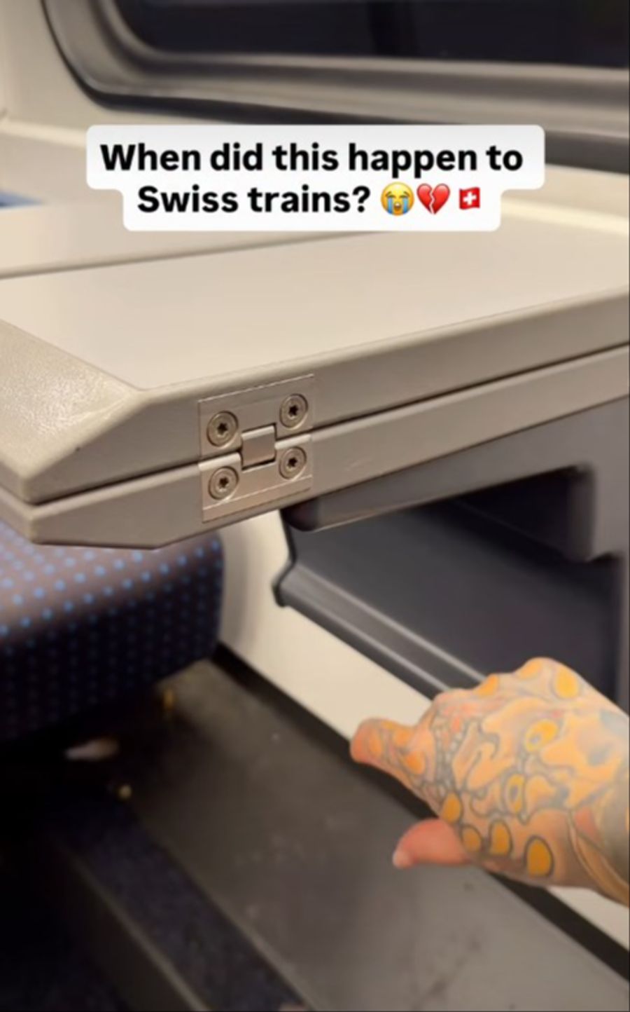 «Wann ist das bei den Schweizer Bahnen passiert?», fragt Tiffany in einem viralen Post auf Instagram.