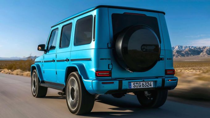Ein Entfall der konventionellen Stabilisatoren macht die G-Klasse noch flexiber im Gelände 2024 Mercedes-Benz G-Klasse Facelift