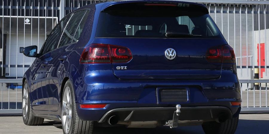 VW Golf GTI, blau