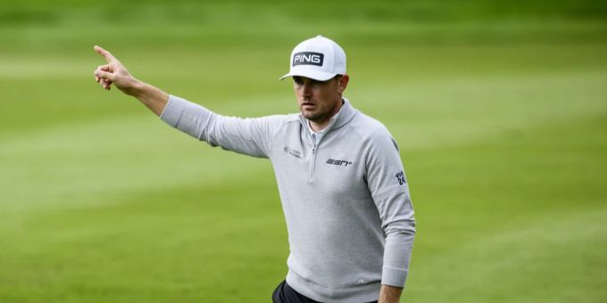 Joel Girrbach beim European Masters 2023 in Crans-Montana. Joel Girrbach