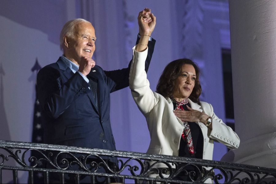 Auch Joe Biden hat seine Unterstützung für Kamala Harris' Kampagne um die US-Präsidentschaft ausgesprochen.