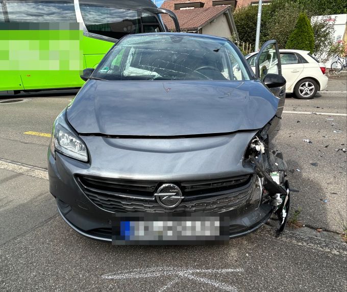 Unfall wegen Sekundenschlaf in Romanshorn TG. Romanshorn TG